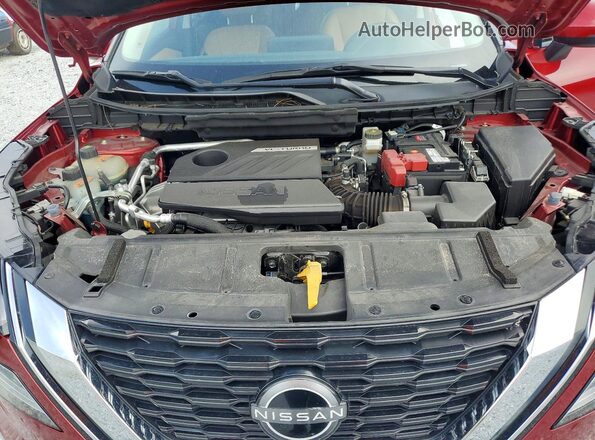 JN8BT3DCXPW105792 2023 NISSAN ROGUE Red ძრავის განყოფილების ხედი