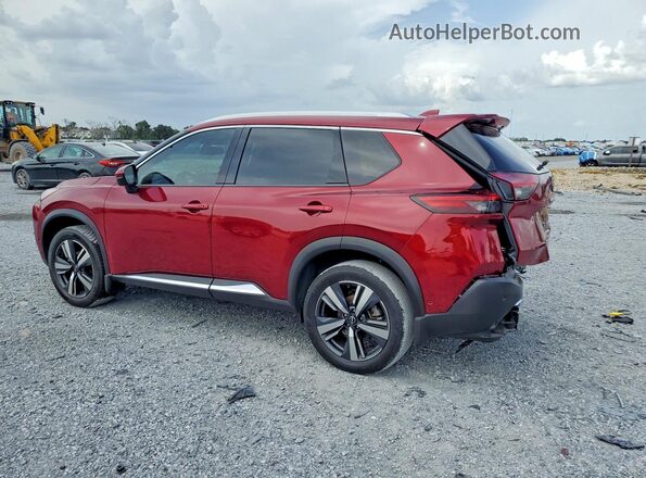 JN8BT3DCXPW105792 2023 NISSAN ROGUE Red უკანა მარცხენა