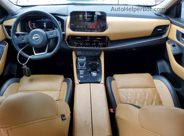 JN8BT3DCXPW105792 2023 NISSAN ROGUE Red წინა პანელის ხედი