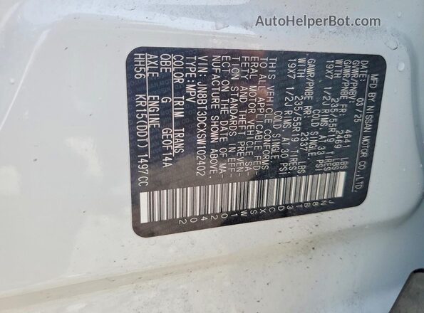 JN8BT3DCXSW102402 2025 NISSAN ROGUE Silver Панорамний вид салону 360°
