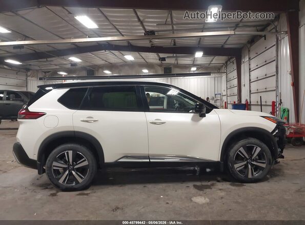 JN8BT3DD2PW308703 2023 NISSAN ROGUE White Vista interior de 360 grados