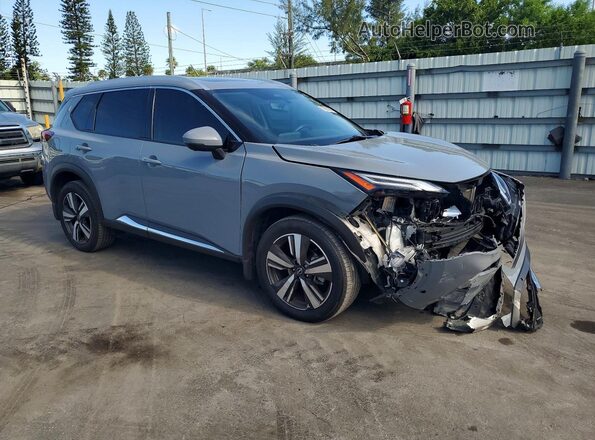 JN8BT3DD4PW313272 2023 NISSAN ROGUE Gray Delantero derecho