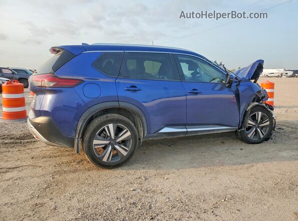 JN8BT3DD9PW318659 2023 NISSAN ROGUE Синий Задняя правая четверть