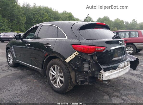 JN8CS1MU1HM141307 2017 INFINITI QX70 Черный Задняя левая четверть