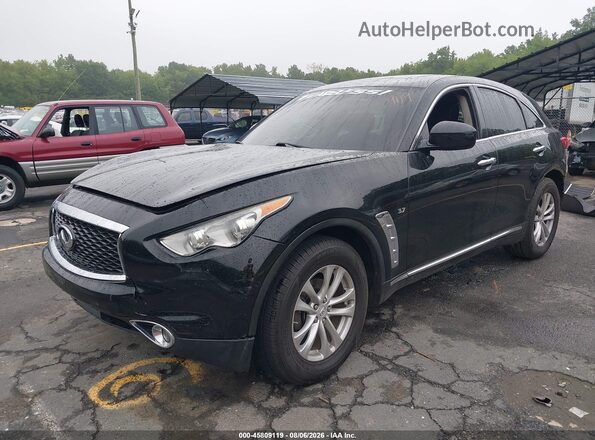 JN8CS1MU1HM141307 2017 INFINITI QX70 Черный Передняя левая четверть