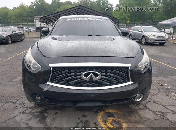 JN8CS1MU1HM141307 2017 INFINITI QX70 Черный Вид задней части салона