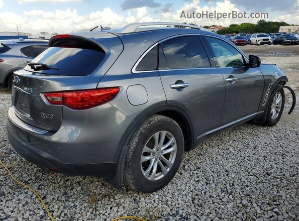 JN8CS1MU7HM140520 2017 INFINITI QX70 Silver Trasero derecho