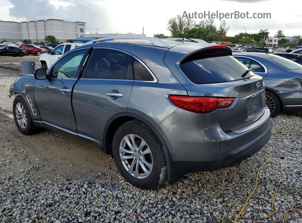 JN8CS1MU7HM140520 2017 INFINITI QX70 Silver Trasero izquierdo