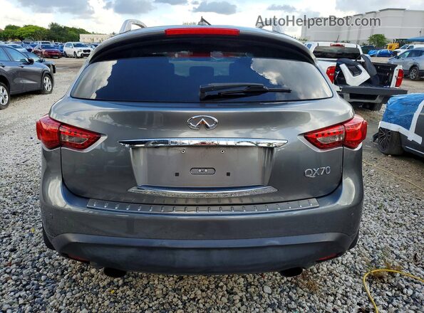 JN8CS1MU7HM140520 2017 INFINITI QX70 Silver Vista trasera