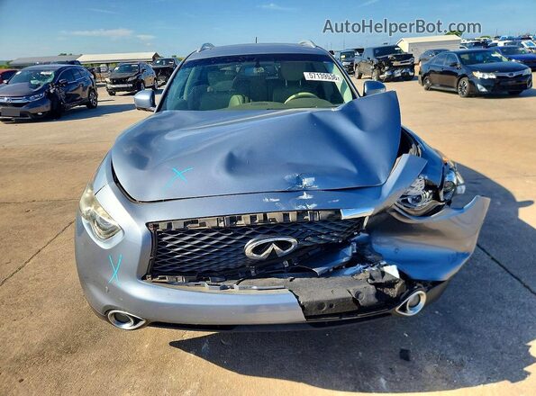 JN8CS1MU7HM140551 2017 INFINITI QX70 Blue Вид спереду
