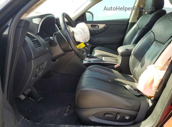 JN8CS1MU7HM141179 2017 INFINITI QX70 Black Սալոնի դիմացի տեսք
