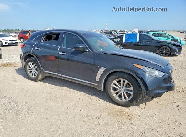 JN8CS1MU7HM141179 2017 INFINITI QX70 Black Առջևի աջ