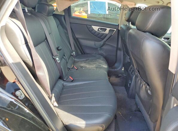 JN8CS1MU7HM141179 2017 INFINITI QX70 Black Հետևի նստատեղերի տեսք