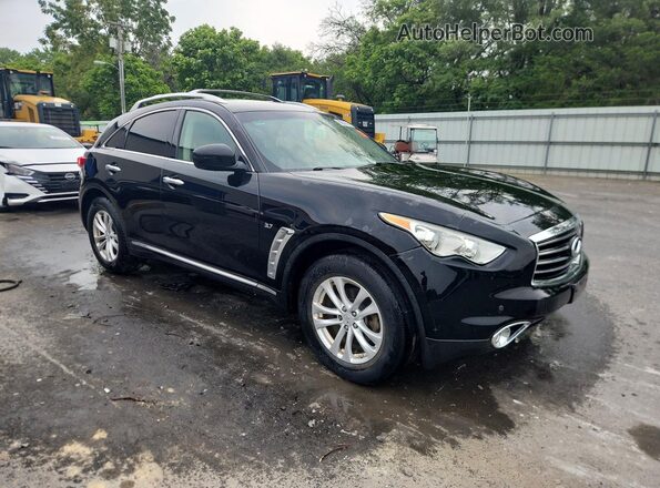 JN8CS1MW2GM400600 2016 INFINITI QX70 Black Przód prawy