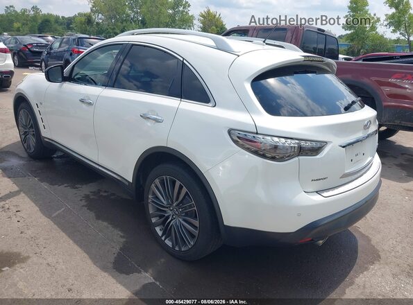JN8CS1MW2HM411288 2017 INFINITI QX70 Белый Задняя левая четверть