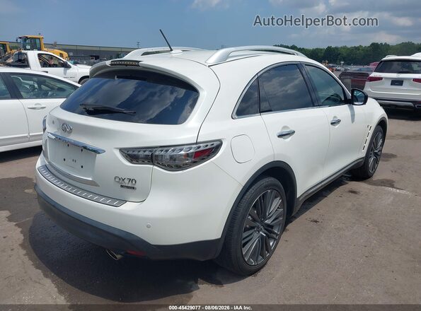 JN8CS1MW2HM411288 2017 INFINITI QX70 Белый Задняя правая четверть