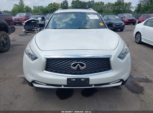 JN8CS1MW2HM411288 2017 INFINITI QX70 Белый Вид щитка приборов