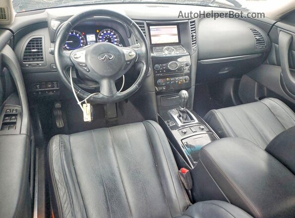 JN8CS1MW2HM414627 2017 INFINITI QX70 Gray Առջևի վահանակի տեսք