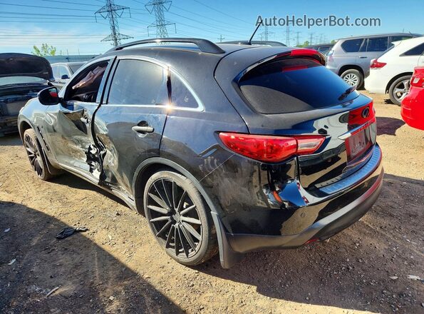 JN8CS1MW5HM411916 2017 INFINITI QX70 Black Trasero izquierdo