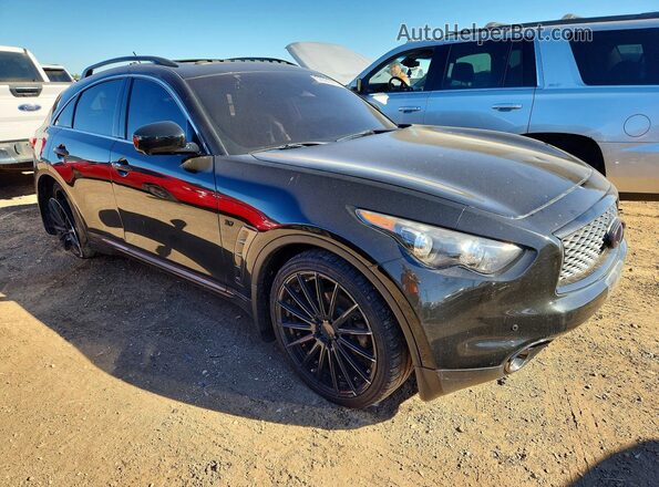 JN8CS1MW5HM411916 2017 INFINITI QX70 Black Delantero derecho