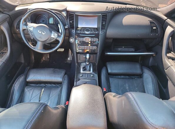 JN8CS1MW5HM411916 2017 INFINITI QX70 Black Vista del salpicadero