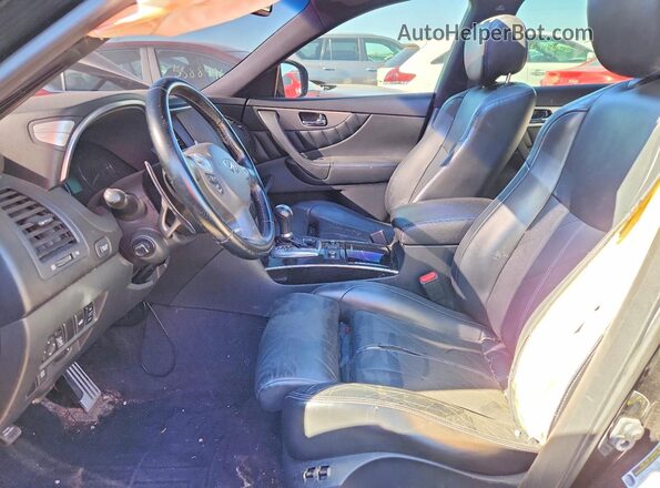 JN8CS1MW5HM411916 2017 INFINITI QX70 Black Vista interior delantera