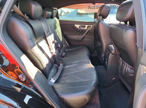 JN8CS1MW5HM411916 2017 INFINITI QX70 Black Vista de los asientos traseros