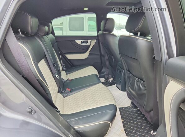 JN8CS1MW5HM413309 2017 INFINITI QX70 Серый Вид задней части салона