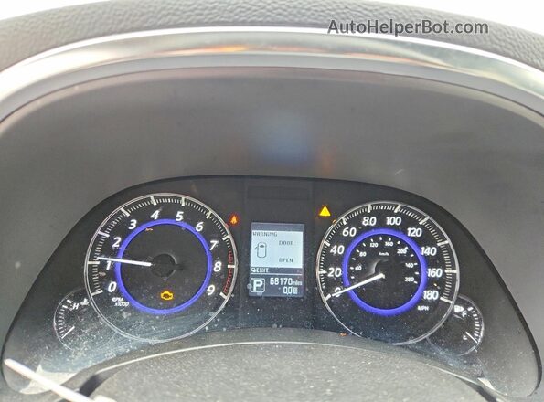 JN8CS1MW5HM413309 2017 INFINITI QX70 Серый Вид щитка приборов