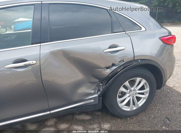 JN8CS1MW6HM415229 2017 INFINITI QX70 Gray წინა ხედი