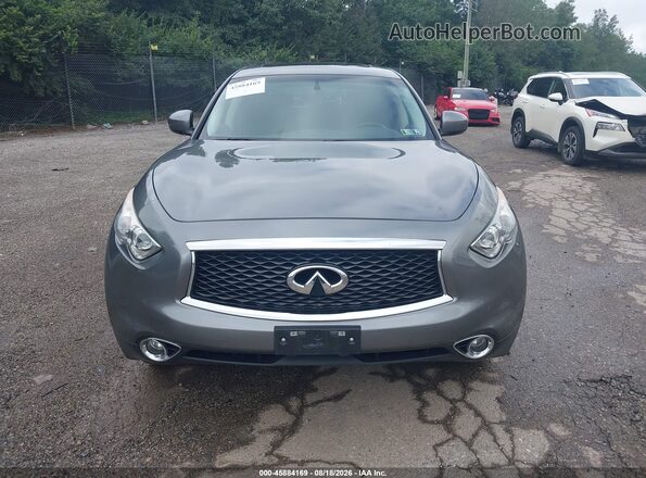 JN8CS1MW6HM415229 2017 INFINITI QX70 Gray ხელსაწყოთა პანელის ხედი