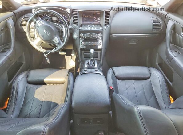 JN8CS1MW8GM752192 2016 INFINITI QX70 Black Dashboard view