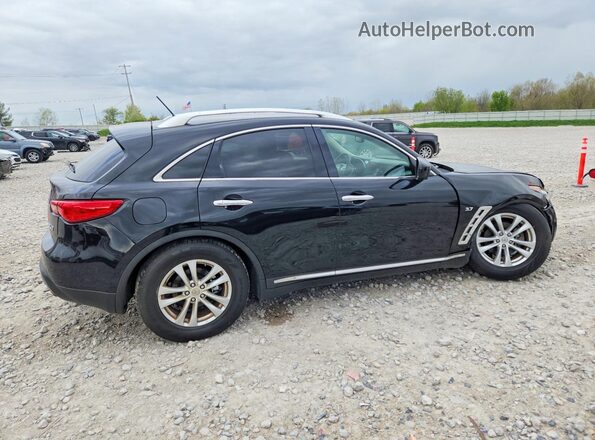 JN8CS1MW8HM412252 2017 INFINITI QX70 Black Հետևի աջ
