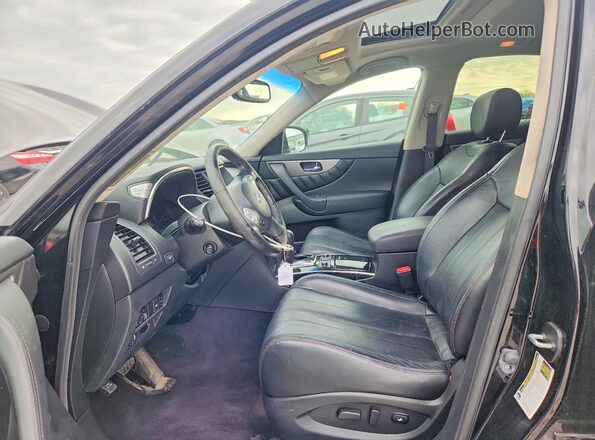 JN8CS1MW8HM412252 2017 INFINITI QX70 Black Սալոնի դիմացի տեսք