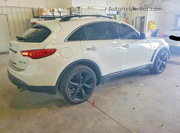 JN8CS1MWXHM410034 2017 INFINITI QX70 White Հետևի աջ
