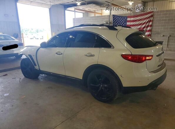 JN8CS1MWXHM410034 2017 INFINITI QX70 White Հետևի ձախ