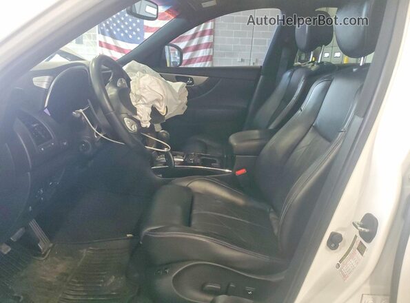 JN8CS1MWXHM410034 2017 INFINITI QX70 White Սալոնի դիմացի տեսք