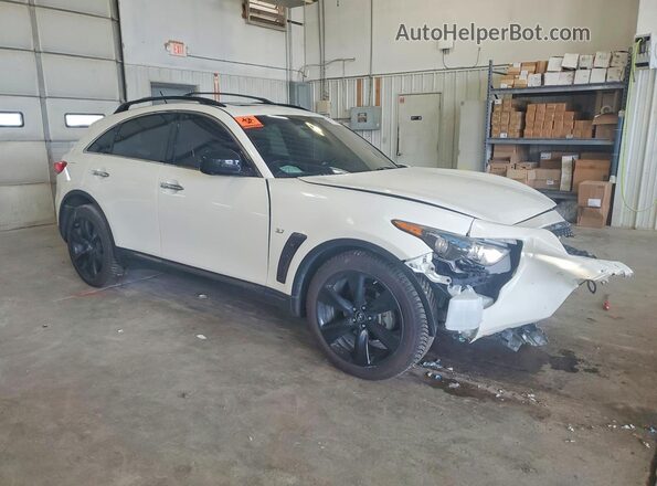 JN8CS1MWXHM410034 2017 INFINITI QX70 White Առջևի աջ