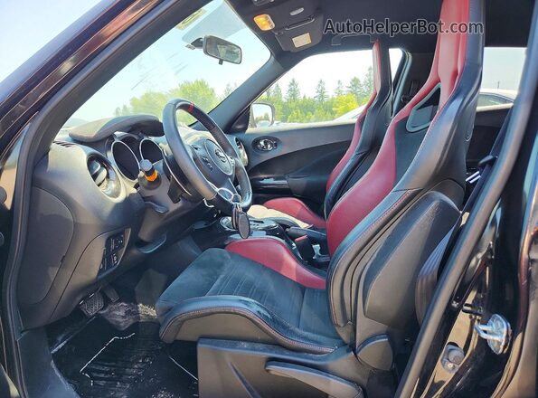 JN8DF5MV1GT350026 2016 NISSAN JUKE Black Вид салону спереду