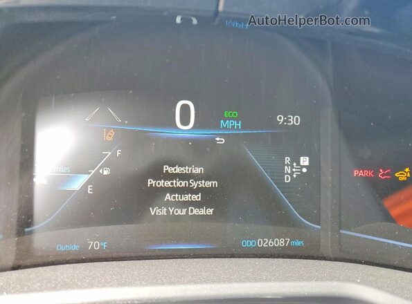 JTDAAAAA0MA001874 2021 TOYOTA MIRAI Gray Widok zestawu wskaźników