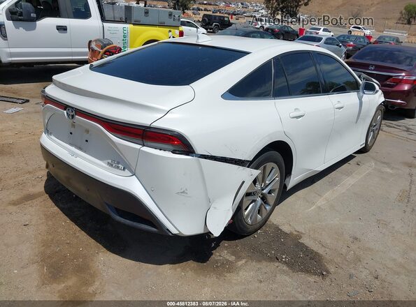 JTDAAAAA7MA000575 2021 TOYOTA MIRAI White Задня права чверть