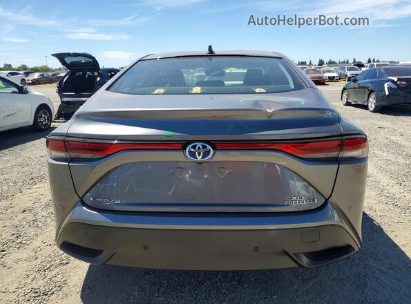 JTDAAAAA8MA003663 2021 TOYOTA MIRAI Gray Widok z tyłu