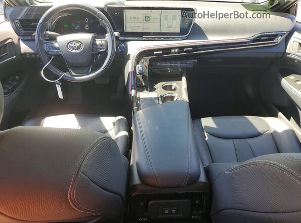 JTDAAAAA8MA003663 2021 TOYOTA MIRAI Gray Widok deski rozdzielczej