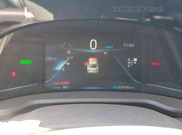 JTDAAAAA8MA003663 2021 TOYOTA MIRAI Gray Widok zestawu wskaźników