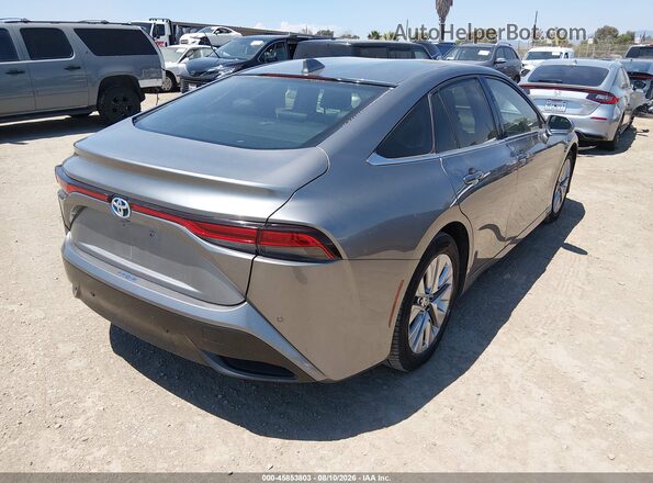 JTDAAAAAXMA002000 2021 TOYOTA MIRAI Gray Trasero derecho