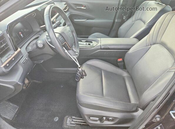 JTDAAAAF6P3012964 2023 TOYOTA CROWN Black Front interior view