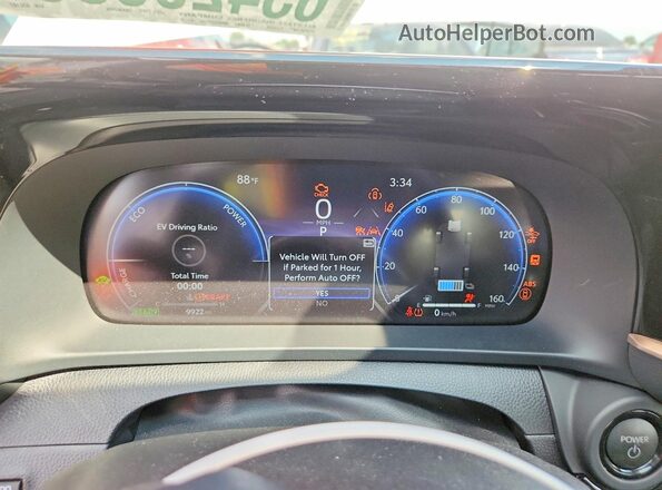 JTDAAAAF6S3032107 2025 TOYOTA CROWN White Вид щитка приладів