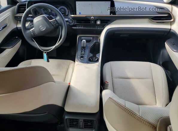 JTDAAAAFXP3015690 2023 TOYOTA CROWN White Առջևի վահանակի տեսք