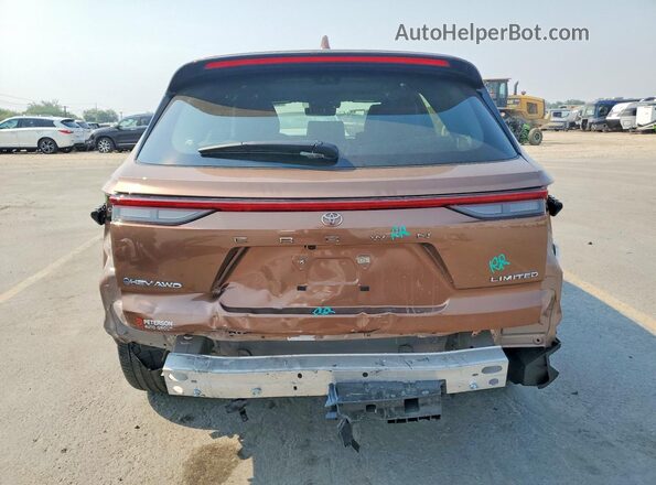 JTDACAAJ2S3013505 2025 TOYOTA CROWN Brown Widok z tyłu
