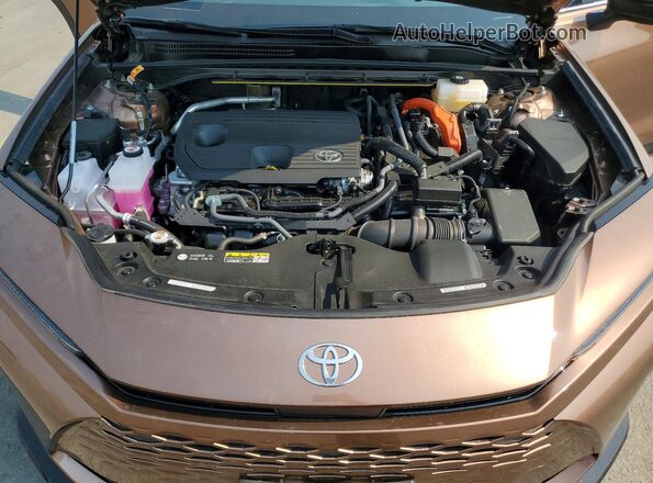 JTDACAAJ2S3013505 2025 TOYOTA CROWN Brown Widok komory silnika
